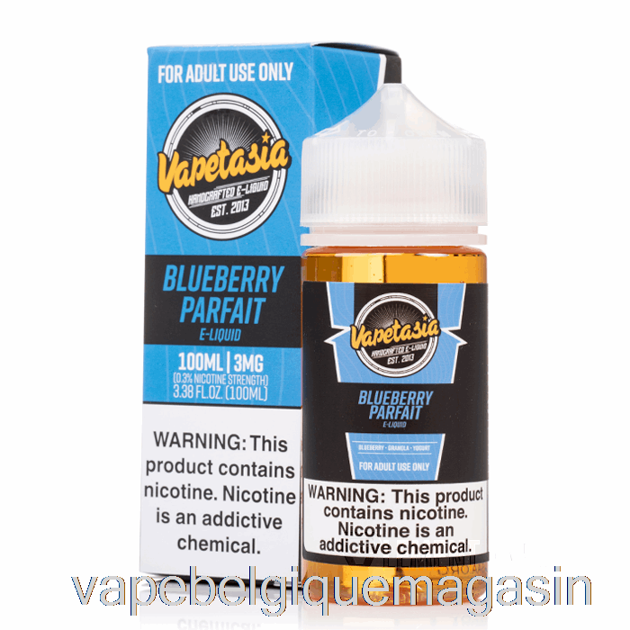 Vape Juice Parfait Aux Myrtilles - Vapetasia - 100ml 3mg